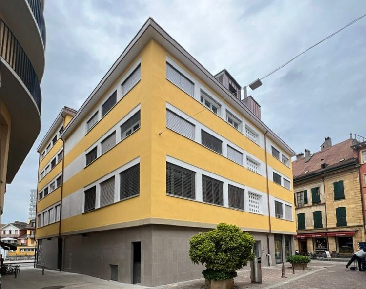 Immeuble idéalement situé au centre ville d'Yverdon, proche de tous commerces.