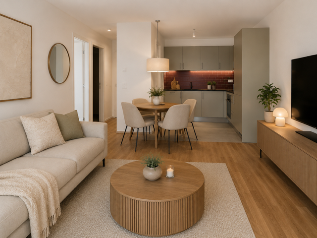 Joli appartement de 2.5 pièces au 1er étage avec balcon - D104