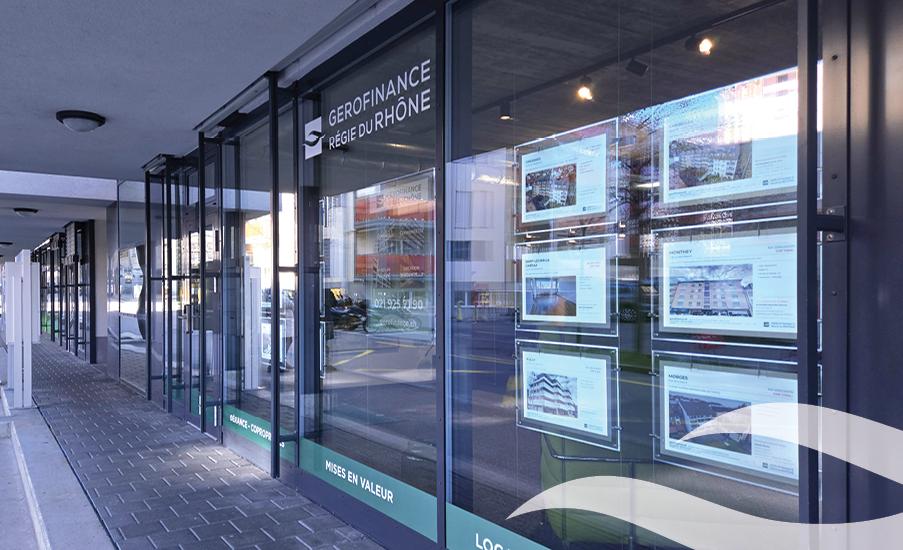 Agence immobilière à Vevey - Gerofinance - Régie du Rhône