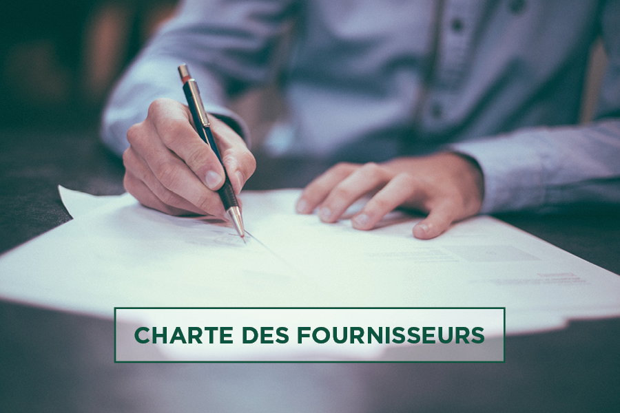 Charte fournisseurs